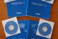 Vier Inlingua-Englisch-Lern-Bücher mit 4 CD‘s