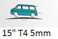 VW Bus 15" T4 5mm 2017 6,0Jx15H2 LK 5x112 Nabe 57