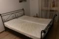 Wunderschönes Metallbett in anthrazit mit romantischem Design